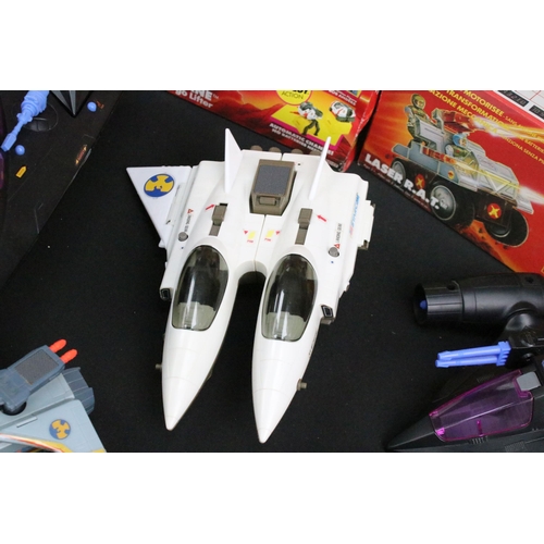 1555 - Starcom - Collection of Coleco / Mattel Starcom to include 11 x boxed vehicles featuring Starbase Co... 