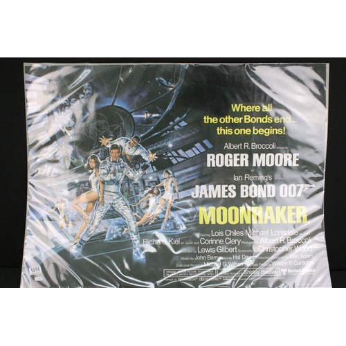 1556 - Film Poster - Original UK Quad James Bond Moonraker movie poster, Lonsdale & Batholomew Ltd, Notting... 