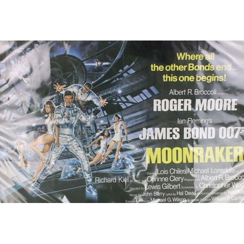 1556 - Film Poster - Original UK Quad James Bond Moonraker movie poster, Lonsdale & Batholomew Ltd, Notting... 