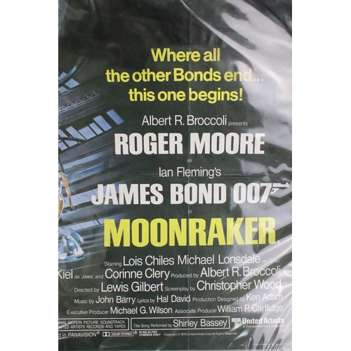 1556 - Film Poster - Original UK Quad James Bond Moonraker movie poster, Lonsdale & Batholomew Ltd, Notting... 