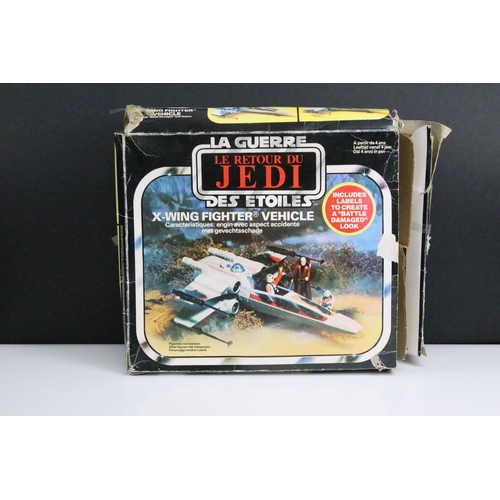 1560 - Star Wars - Five boxed original Star Wars vehicles and creatures to include Battle Damaged X-Wing Fi... 