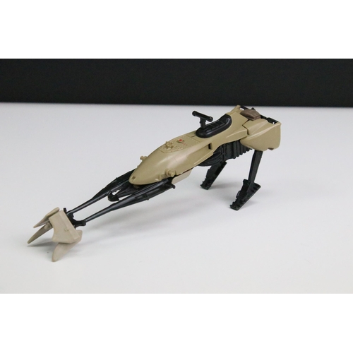 1560 - Star Wars - Five boxed original Star Wars vehicles and creatures to include Battle Damaged X-Wing Fi... 