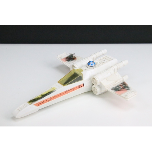 1560 - Star Wars - Five boxed original Star Wars vehicles and creatures to include Battle Damaged X-Wing Fi... 