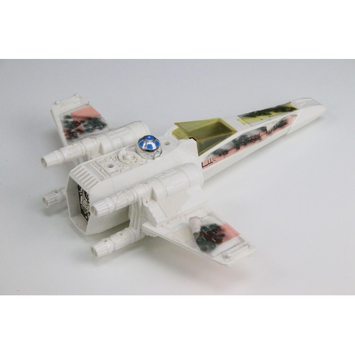 1560 - Star Wars - Five boxed original Star Wars vehicles and creatures to include Battle Damaged X-Wing Fi... 