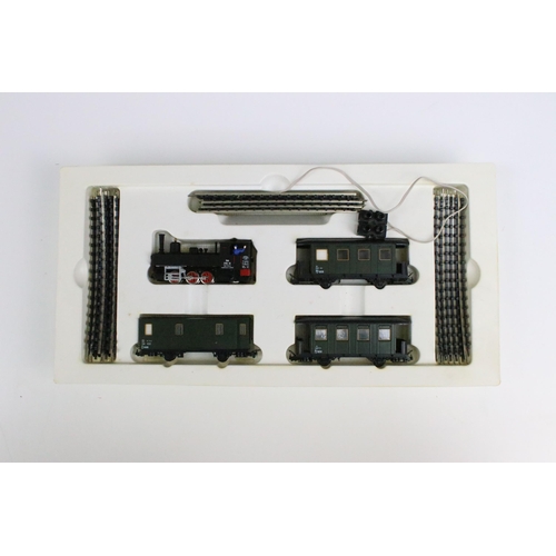 65C - Boxed Liliput HO gauge 7044 Schmal Spurbahnen set, complete with locomotive, rolling stock and track... 