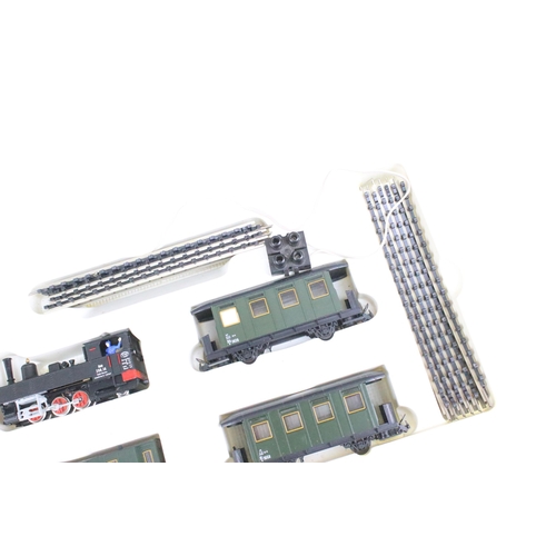 65C - Boxed Liliput HO gauge 7044 Schmal Spurbahnen set, complete with locomotive, rolling stock and track... 