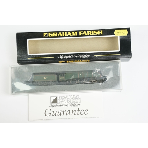 1 - Three cased / boxed Graham Farish N gauge locomotives to include 372026 Castle Class 4080 Powderham ... 