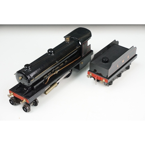 102 - Bowman Models metal O gauge kit built 4-4-0 locomotive in black livery