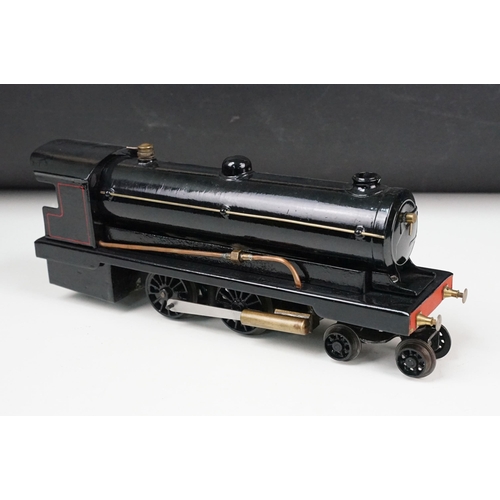 102 - Bowman Models metal O gauge kit built 4-4-0 locomotive in black livery