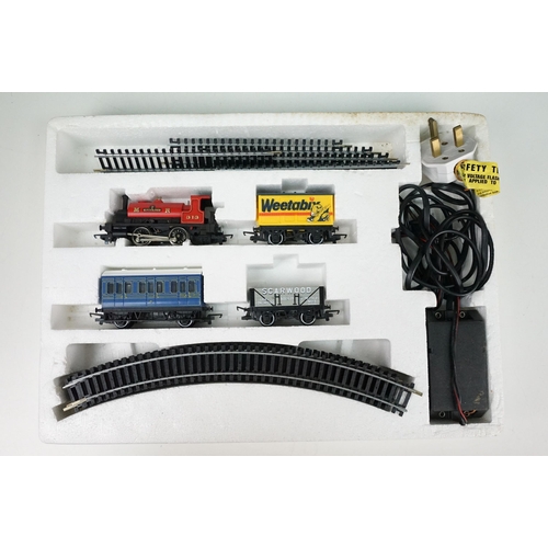 105 - Two boxed Hornby OO gauge Electric Train sets to include R670 Rural Rambler set with 0-4-0 Tank Loco... 