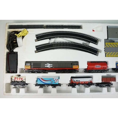 105 - Two boxed Hornby OO gauge Electric Train sets to include R670 Rural Rambler set with 0-4-0 Tank Loco... 