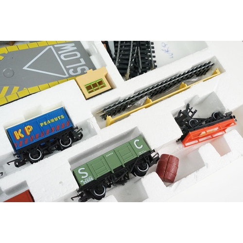 105 - Two boxed Hornby OO gauge Electric Train sets to include R670 Rural Rambler set with 0-4-0 Tank Loco... 