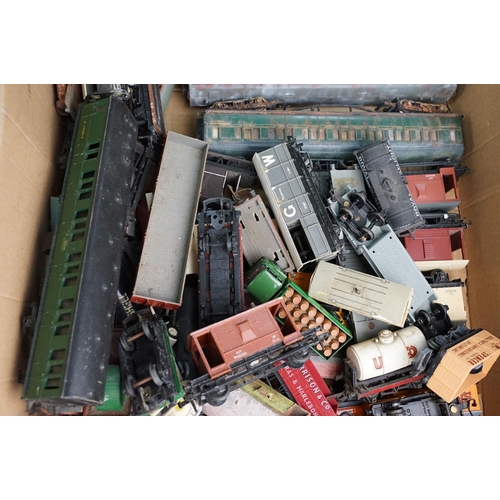 110 - Around 65 OO gauge items of rolling stock to include Hornby, Hornby Dublo, Lima, Triang etc plus 3 x... 