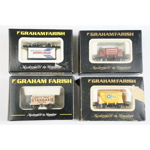 12 - 38 Boxed / cased N gauge items of rolling stock to include 32 x Graham Farish, 4 x Hornby Minitrix, ... 