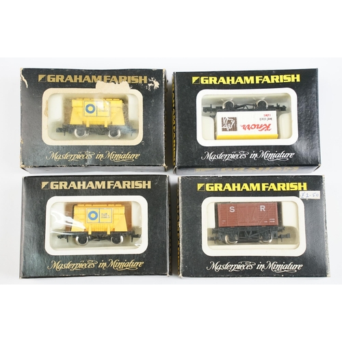 12 - 38 Boxed / cased N gauge items of rolling stock to include 32 x Graham Farish, 4 x Hornby Minitrix, ... 