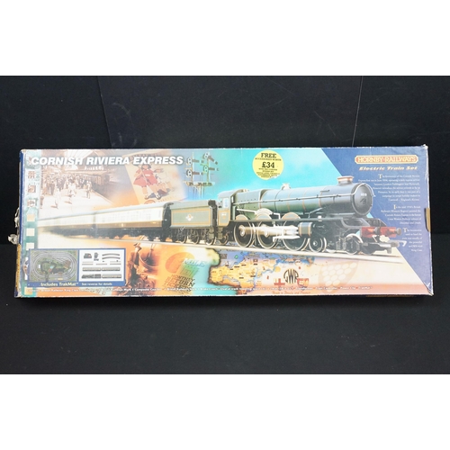 127 - Collection of OO gauge model railway to include boxed Hornby OO gauge R826 Cornish Riviera Express t... 