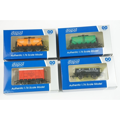 13 - 40 boxed Dapol OO gauge items of rolling stock, all ex