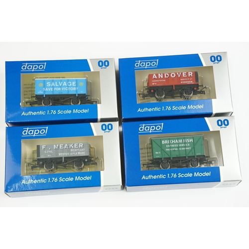 13 - 40 boxed Dapol OO gauge items of rolling stock, all ex