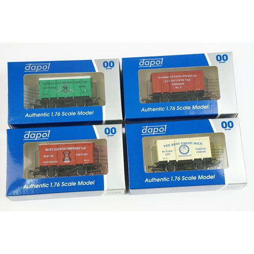 13 - 40 boxed Dapol OO gauge items of rolling stock, all ex