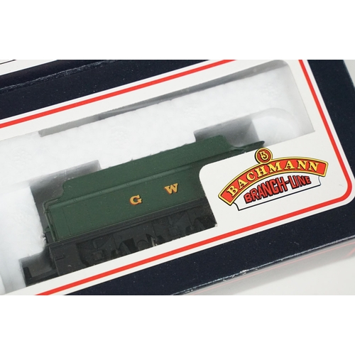 137 - Four boxed Bachmann OO gauge locomotives to include 31825 2-6-0 43XX green, 31-852 J39 64967 BR late... 