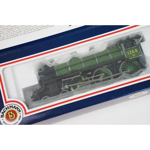 137 - Four boxed Bachmann OO gauge locomotives to include 31825 2-6-0 43XX green, 31-852 J39 64967 BR late... 