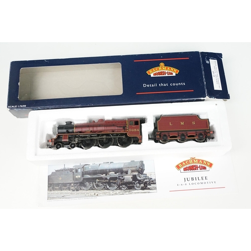 138 - Six boxed Bachmann OO gauge locomotives to include 31-958 A4 60020 Guillemot BR green late crest, 31... 