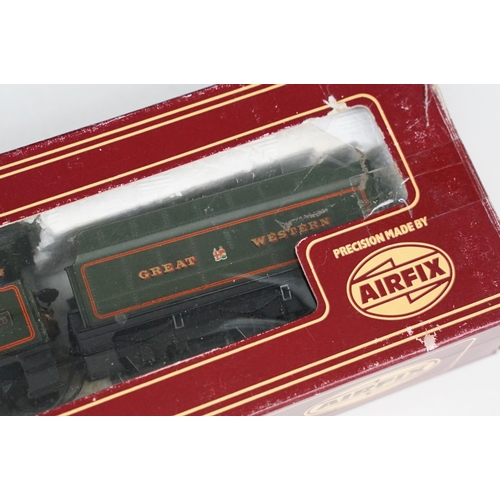 141 - Five boxed OO gauge locomotives to include 3 x Airfix (54124-2 Castle Class GWR, 54101-9 Diesel AIA-... 