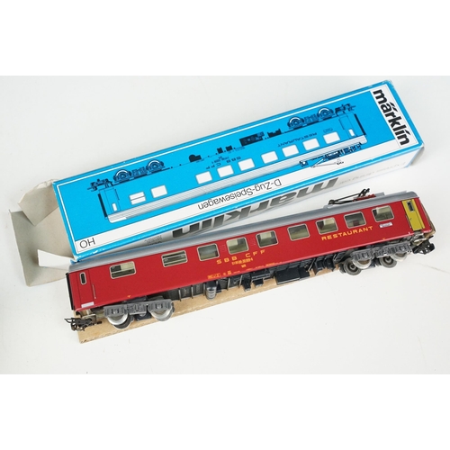 149 - Two boxed HO gauge locomotives to include Trix 2242 DR Ellok EPS and Marklin 8312 Kamo, plus 3 x ite... 