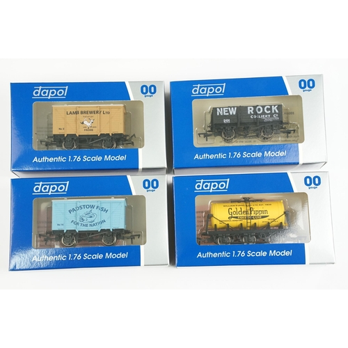 15 - 40 boxed Dapol OO gauge items of rolling stock, all ex