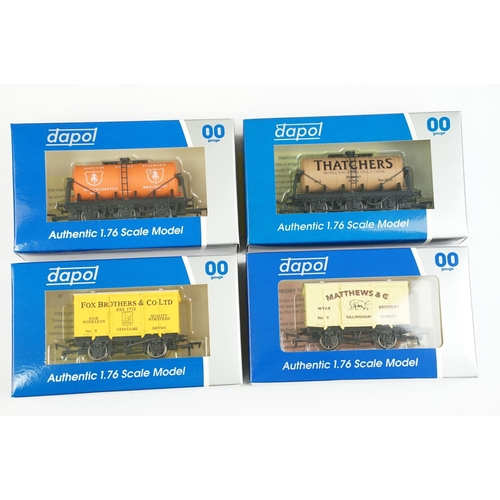 15 - 40 boxed Dapol OO gauge items of rolling stock, all ex