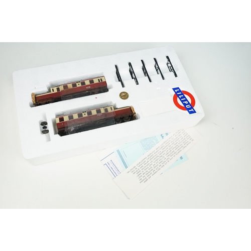 152 - Two boxed Liliput HO gauge locomotive & rolling stock sets to include 12640 DB and 2-6-0 91 1008 in ... 