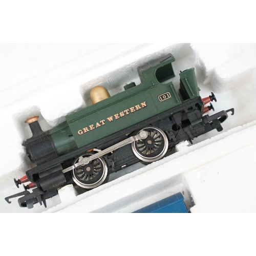 166A - Two boxed Hornby OO gauge train sets to include Thomas the Tank Engine Percy Clockwork set (no key) ... 