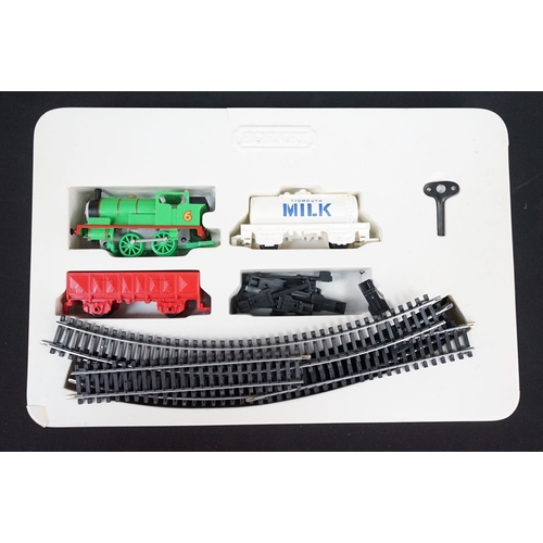 166A - Two boxed Hornby OO gauge train sets to include Thomas the Tank Engine Percy Clockwork set (no key) ... 