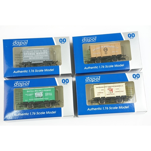 17 - 40 boxed Dapol OO gauge items of rolling stock, all ex