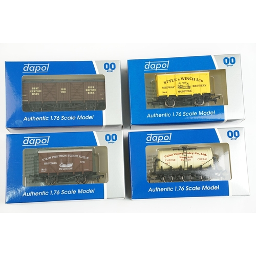 17 - 40 boxed Dapol OO gauge items of rolling stock, all ex