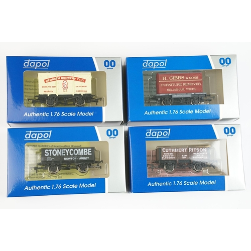 17 - 40 boxed Dapol OO gauge items of rolling stock, all ex