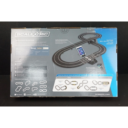 183 - Boxed Scalextric C1362 American Classics slot car set with both slot cars and appearing to be comple... 