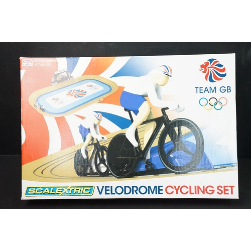 184 - Quantity of boxed Scalextric items to include boxed G1072 Scalextric Velodrome Cycling Set, Scalextr... 