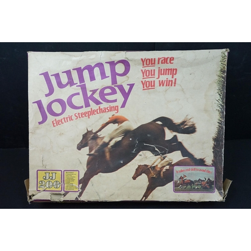 199 - Collection of boxed Triang Jump Jockey Electric Steeplechasing to include JJ200 Set (missing 1 x hor... 
