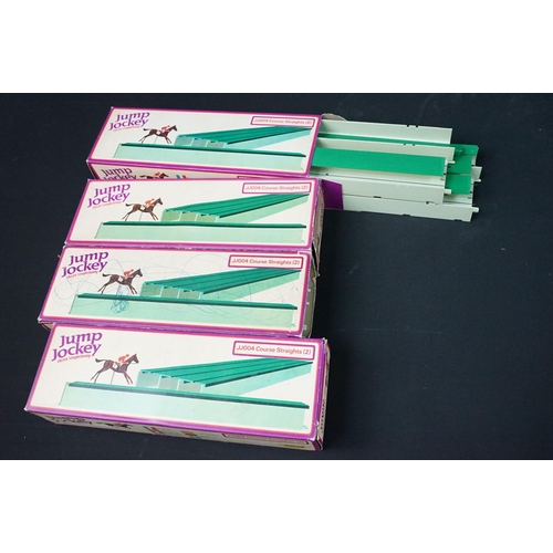 199 - Collection of boxed Triang Jump Jockey Electric Steeplechasing to include JJ200 Set (missing 1 x hor... 