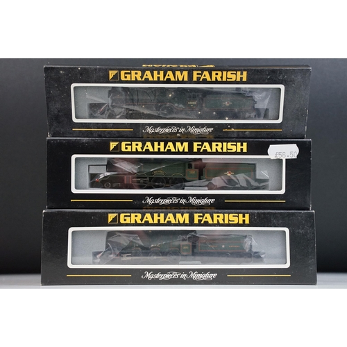 2 - Three cased / boxed Graham Farish N gauge locomotives to include 372551 600X King Class 6008 King Ja... 