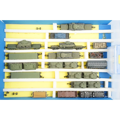 20 - Collection of N gauge model railway to include 9 x locomotives featuring Grafar, Lima and Treble O L... 