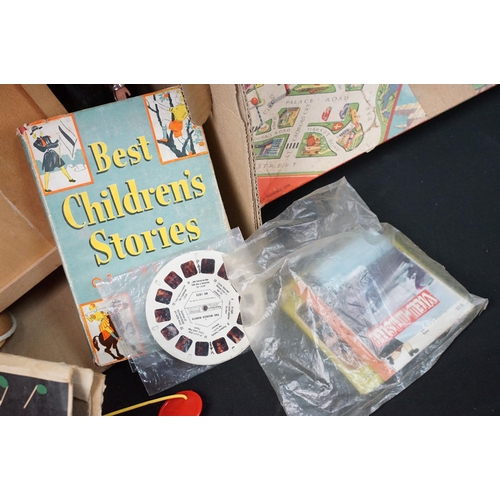 210 - Quantity of mixed toys and games to include boxed Merit Remote Control Driving Test, Tell Me Quiz Ga... 