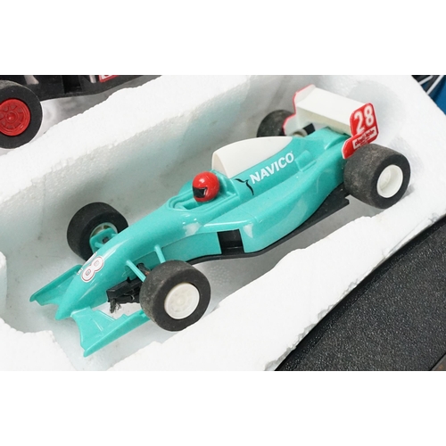 212 - Two boxed Scalextric sets including Monaco GP and Caterham Cup, boxed Subbuteo 60260 UEFA Euro 96 se... 