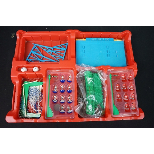 212 - Two boxed Scalextric sets including Monaco GP and Caterham Cup, boxed Subbuteo 60260 UEFA Euro 96 se... 