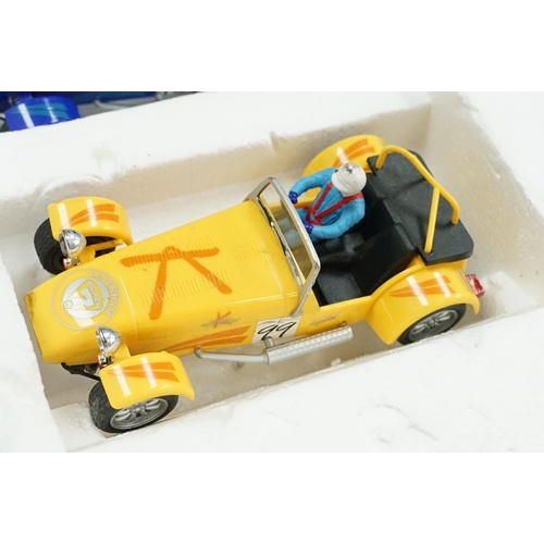 212 - Two boxed Scalextric sets including Monaco GP and Caterham Cup, boxed Subbuteo 60260 UEFA Euro 96 se... 