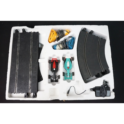 212 - Two boxed Scalextric sets including Monaco GP and Caterham Cup, boxed Subbuteo 60260 UEFA Euro 96 se... 