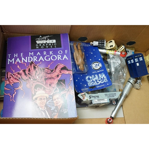 214 - Large quantity of Doctor Who toys to include Revelation Of The Daleks Collectors' Set, The Sontaran ... 
