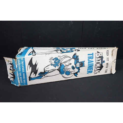221 - Boxed Mettoy Playcraft Batman Trainer inflatable punch ball, missing a part