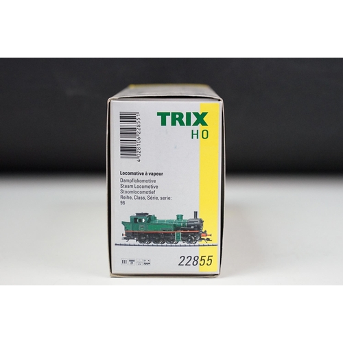 28 - Boxed Trix HO gauge 22855 Serie 96 SNCB/NMBS Epoque III locomotive